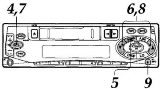 AIWA CTX409 - MY INFORMATION SWITCH - 1