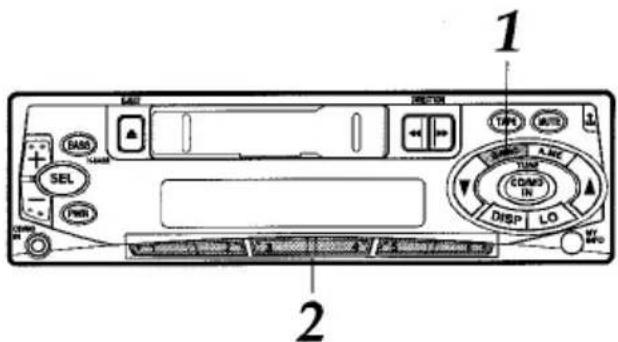 AIWA CTX409 - Sintonización de estaciones programadas - 1