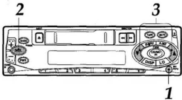 AIWA CTX409 - Setting the timer - 1