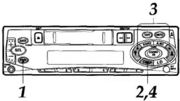 AIWA CTX409 - AJUSTE DEL RELOJ - 1