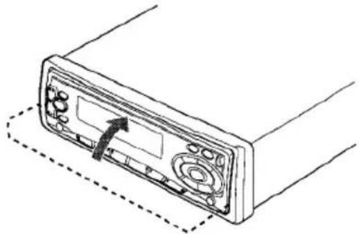 AIWA CTFX729M - Fixation du panneau avant - 2