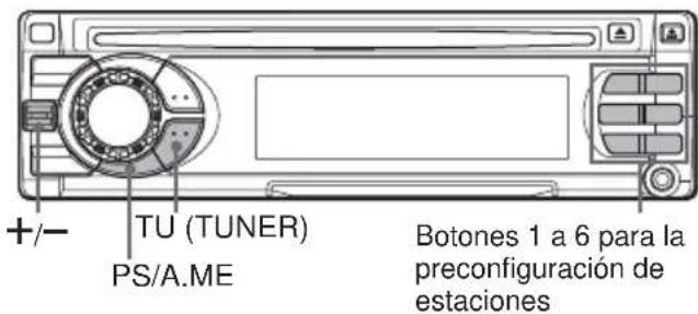 AIWA CDCX30MP - Uso de las estaciones preconfiguradas - 1