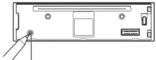 AIWA CDCX30MP - Botón de reconfiguración - 1