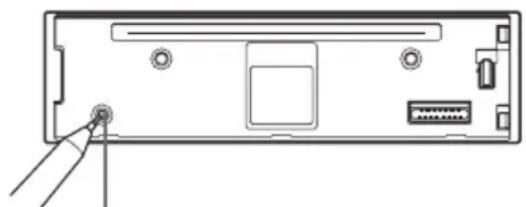 AIWA CDCX30MP - Reset button - 1