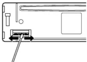 AIWA CDCX227 - Retro del pannello frontale - 1