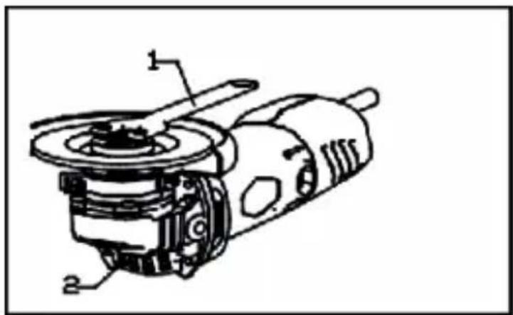 Tacklife AGK31AC - Écrou de serrage et BRIDE intérieur - 1
