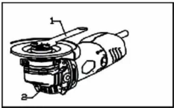 Tacklife AGK31AC - LOCK NUT AND INNER FLANGE - 1