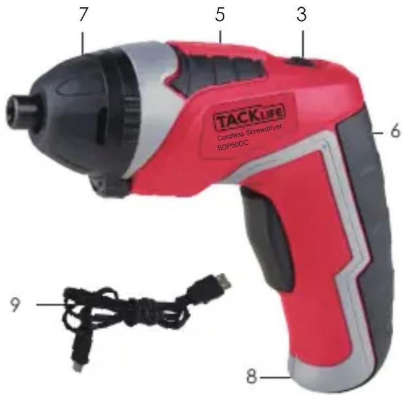 Tacklife SPD50DC - Technical data - 1