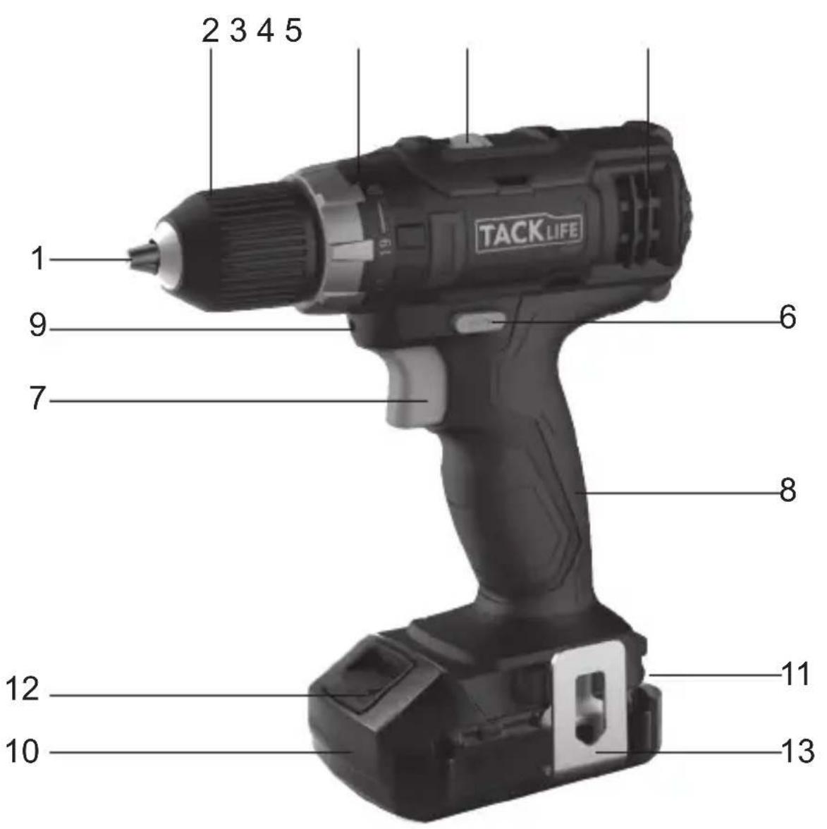 Tacklife PCD05D - Caratteristiche del prodotto - 1