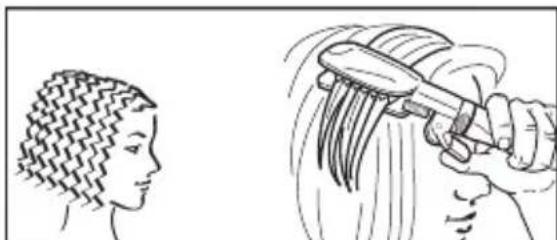 BEURER HT 60 - Uso de las placas para ondular - 1