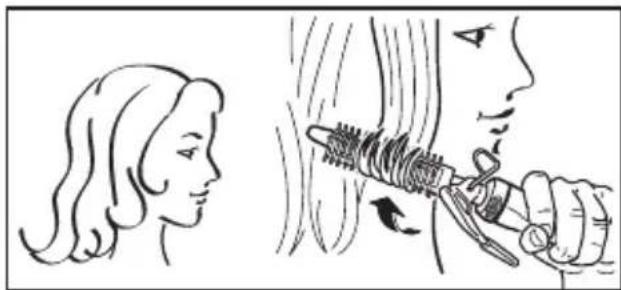 BEURER HT 60 - Uso del accesorio de cepillo - 1