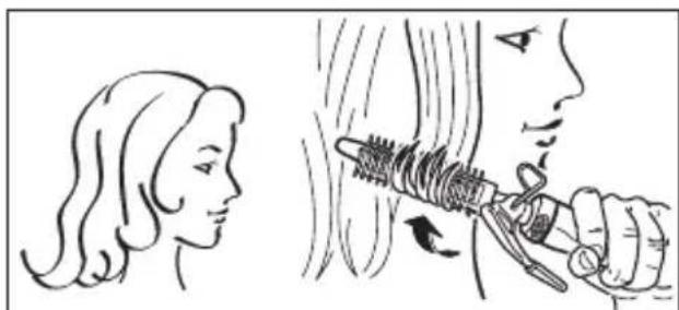 BEURER HT 60 - Utilizzo della spazzola - 1