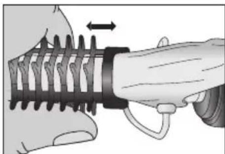 BEURER HT 60 - Uso del accesorio de cepillo - 2