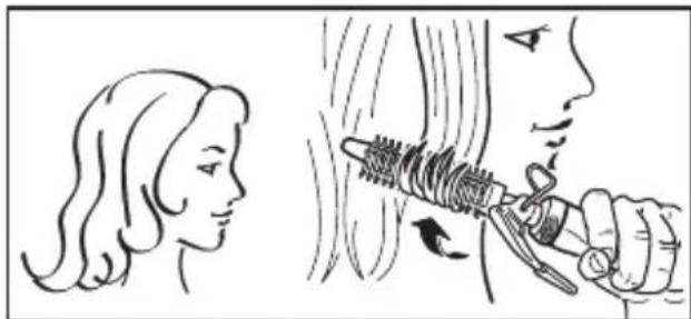 BEURER HT 60 - Stosowanie nakladki szczotkowej - 1