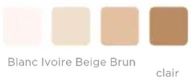 BEURER Precision LAS 50 - CONC U POUR LES COULEURS DE PEAU SUIVANTES : - 1