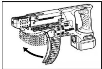 MAKITA DFR550 - Folding screw guide - 1