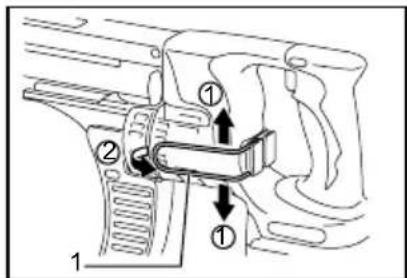 MAKITA DFR550 - Carry hook - 1
