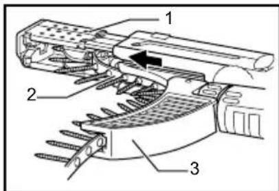 MAKITA DFR550 - Installing screw strip - 1