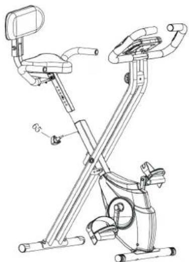 Klarfit Azura 10030578 - Step 6: Install the Seat Post to the Main frame - 1