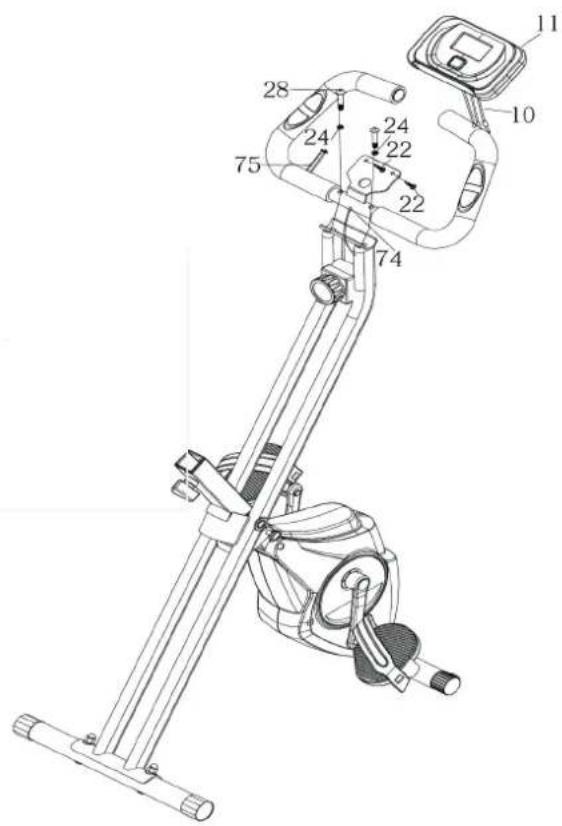 Klarfit Azura 10030577 - Step 4: Install the Left and Right Pedal - 1