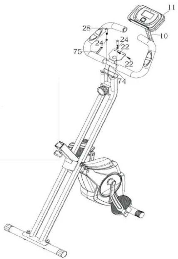 Klarfit Azura 10026815 - Étape 4: pose des pédales - 1