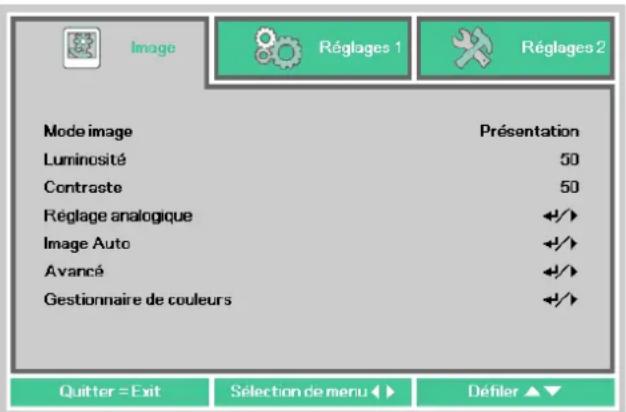 CANON LVHD420 - Navigation dans le menu OSD - 3