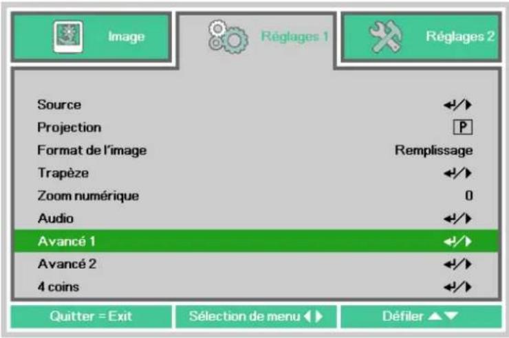 CANON LVHD420 - Réglage de la langue OSD - 1