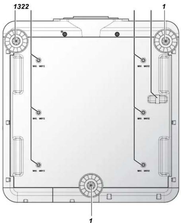 CANON LXMU700 - Vues des Pièces du Projecteur - 3