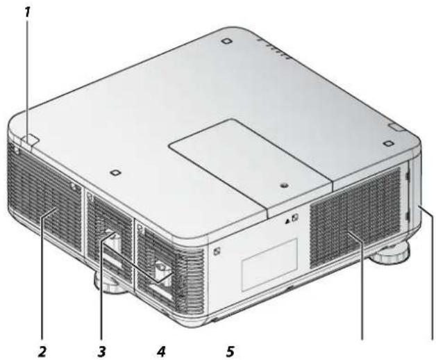 CANON LXMU700 - Vues des Pièces du Projecteur - 2