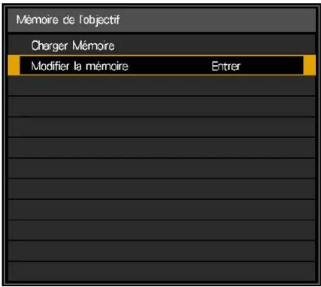 CANON LXMU700 - Menu Mémoire Objectif - 1