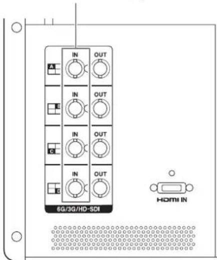 CANON DPV1710 - Signaux d'entrée SDI - 1