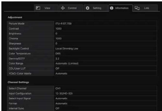CANON DPV1710 - Ecran [Information] - 1