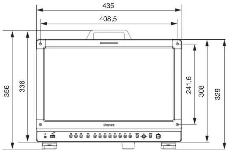 CANON DPV1710 - Dimensions - 1