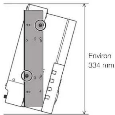 CANON DPV1710 - Fixation d'un support de fixation au monieur video. - 4
