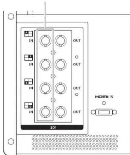 CANON DPV1710 - Signaux d'entrée SDI - 2
