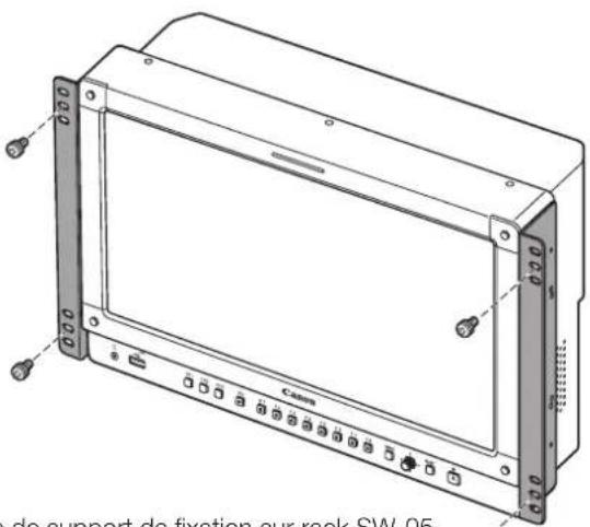 CANON DPV1710 - Fixation d'un support de fixation au monieur video. - 8