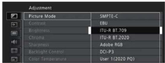 CANON DPV2421 - Opérations de base pour utiliser le menu OSD - 2