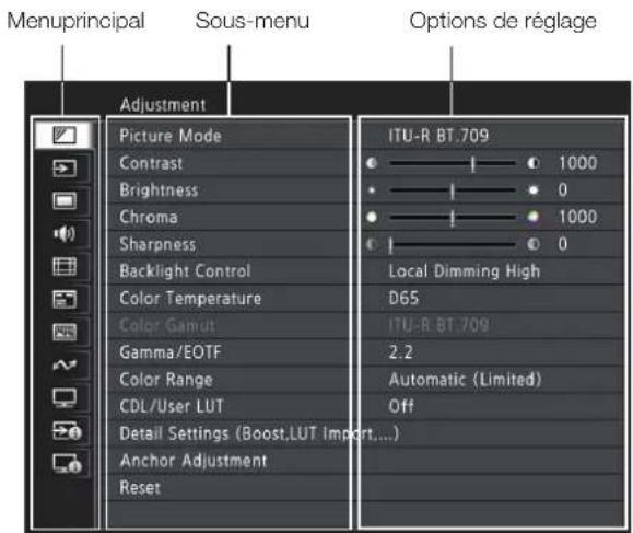 CANON DPV2411 - Fonctionnement du moniteur vidéo - 1