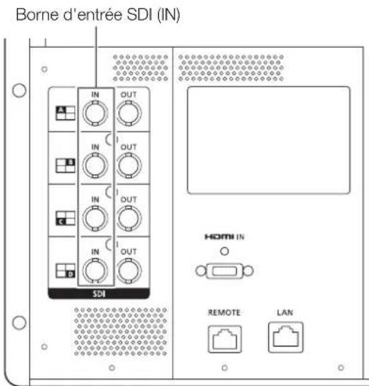 CANON DPV2411 - Signaux d'entrée SDI - 1