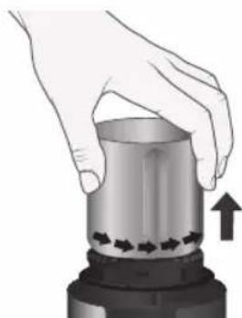 KITCHENAID BCG111ER - Utilisation du moulin à café à lame : - 3