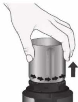 KITCHENAID BCG211OB - Utilisation du moulin à café à lame : - 3