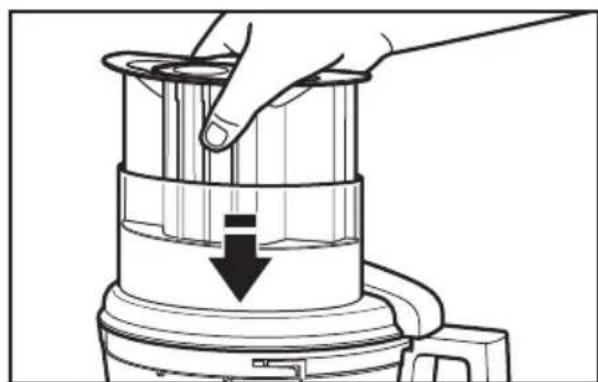 KITCHENAID KFP0933OB - Montage du couvercle du bol de travail - 2