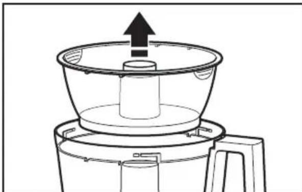 KITCHENAID KFP0933OB - Installing the mini-bowl and mini-blade - 4