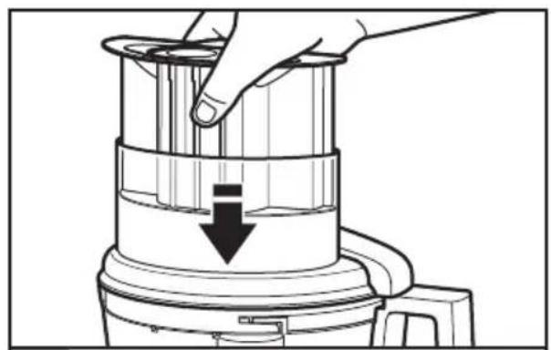 KITCHENAID KFP0933OB - Using the 3-in-1 feed tube - 1