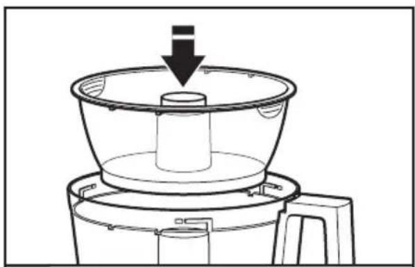 KITCHENAID KFP0933OB - Cómo instalar el minitazón y la minicuchilla - 1