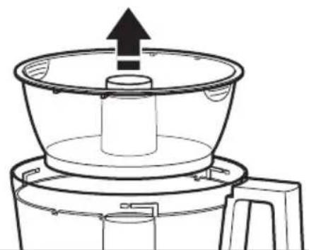 KITCHENAID KFP0933OB - Montage du mini-bol et de la mini-lame - 4