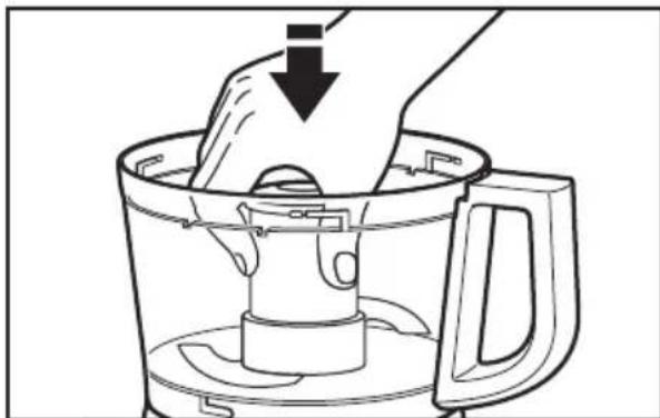 KITCHENAID KFP0933OB - Installing the multipurpose blade - 2