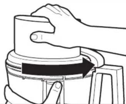 KITCHENAID KFP0933OB - Montage du mini-bol et de la mini-lame - 3