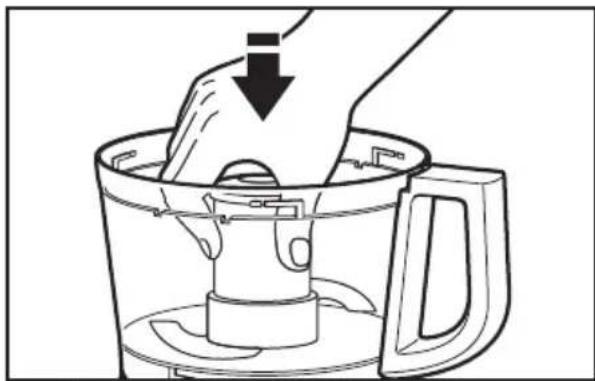 KITCHENAID KFP0933OB - Montage de la lame polyvalente - 2
