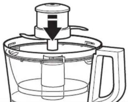 KITCHENAID KFP0933OB - Montage du mini-bol et de la mini-lame - 2